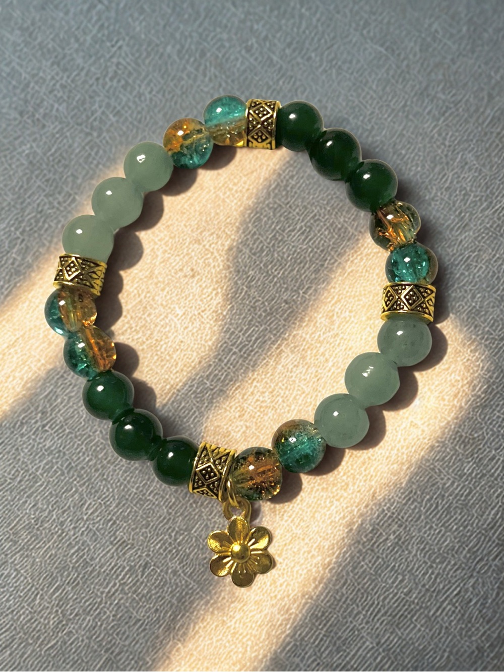 Strength and renewal handcrafted bracelet